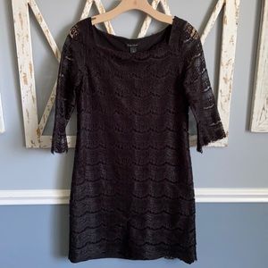 WHBM | Black Lace Sheath Dress